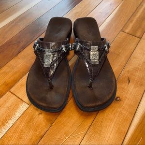 Merona Brown Evita Sandals